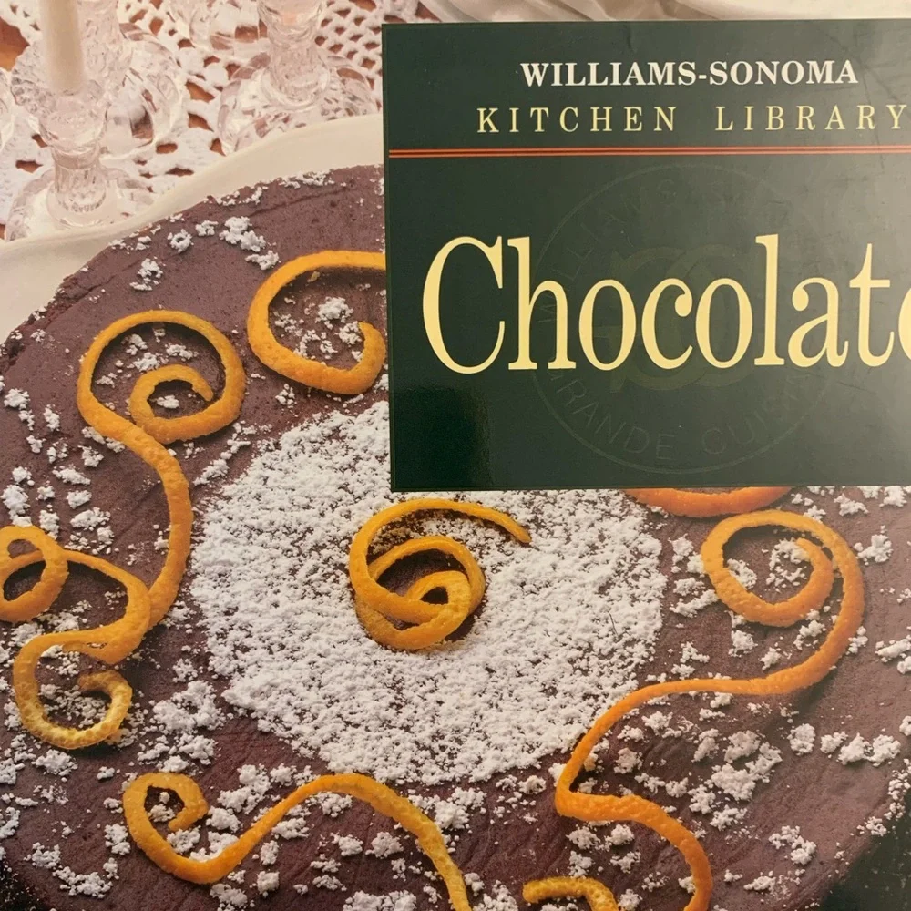 Williams Sonoma “ Chocolate” cookbook.
